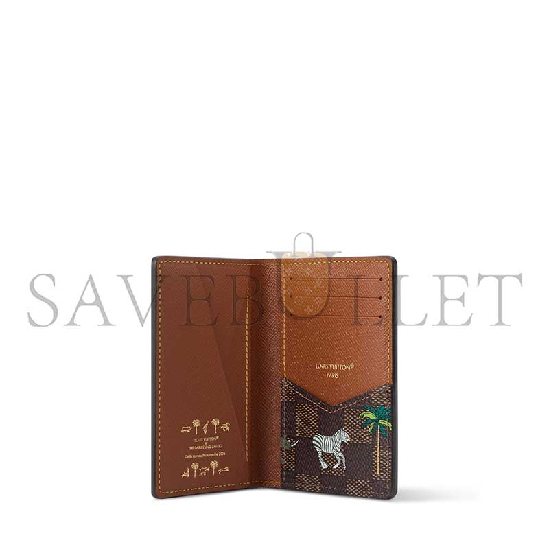 l0vis Vvtt0n master pocket organizer x the darjeeling limited n40869 (11.1*7.5*1cm)